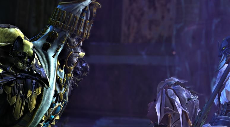 Palawa Joko holds the Commander in thrall and taunts his rival